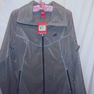 NWT Nike golf jacket women M Gray 589273 full pockets DISCOUNT SHIPPING!!